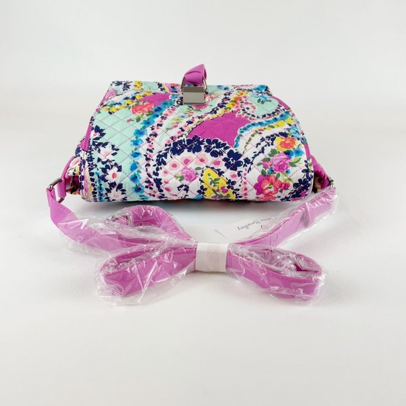 Vera Bradley Carson Crossbody Wildflower Paisley - Picture 6 of 10